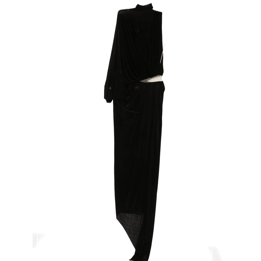 Francesco Murano Draped One-shoulder Maxi Dress