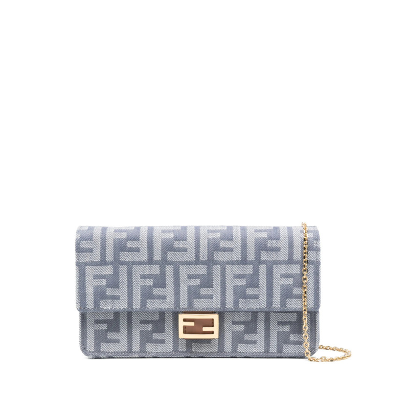Fendi FF-logo Canvas Mini Bag