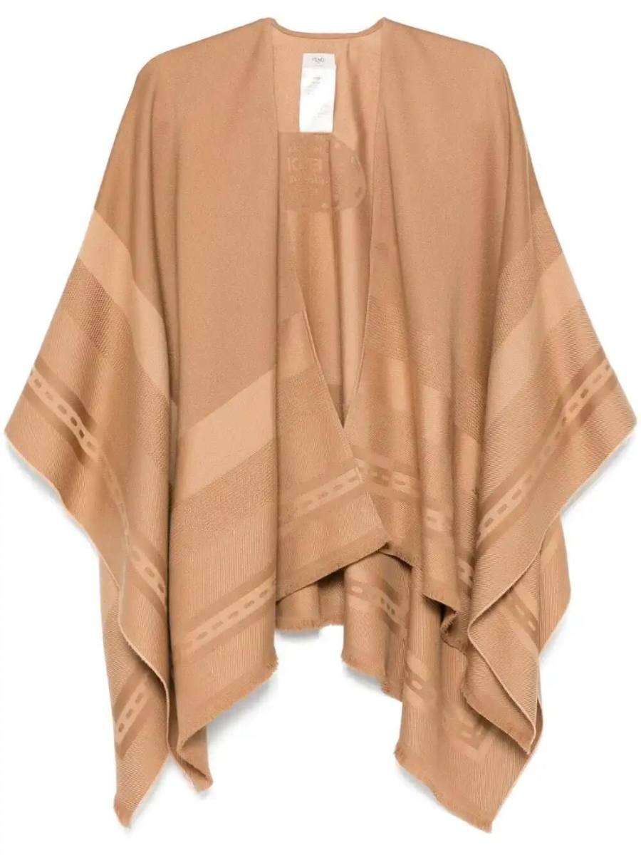 jacquard poncho
