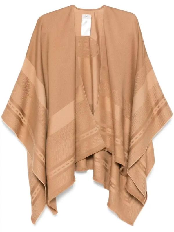 jacquard poncho