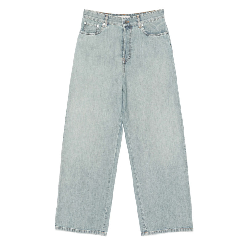 Miu Miu Logo-lettering Jeans