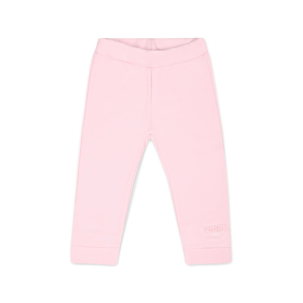 Fendi Logo-appliqué Cotton Leggings