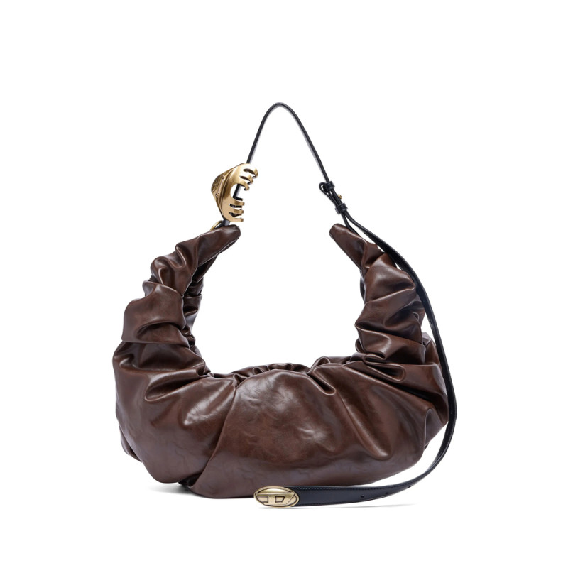Diesel L Grab-D Gathered Shoulder Bag