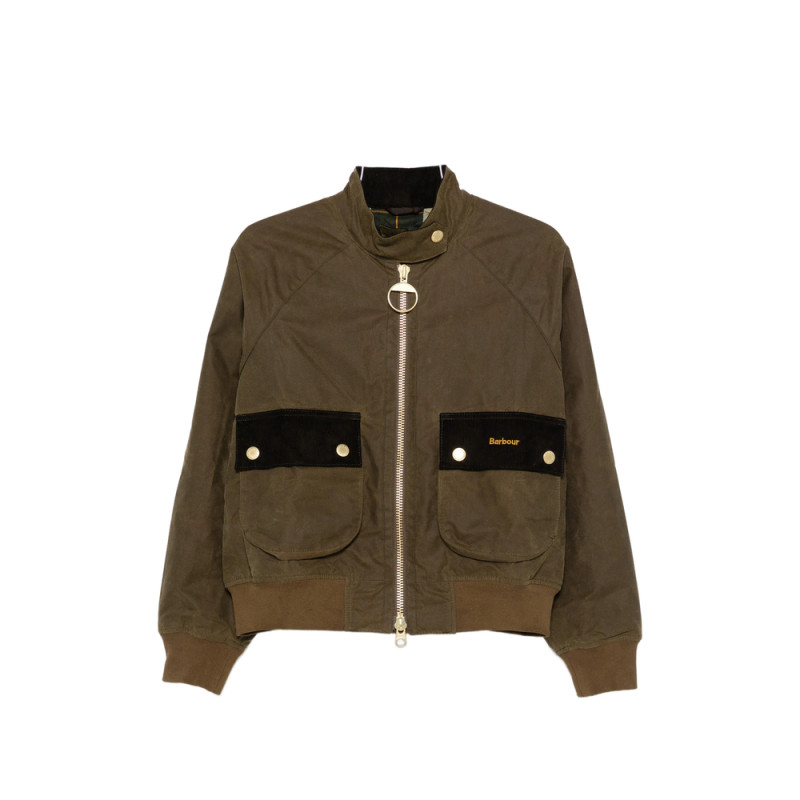 Barbour Corduroy-trim Zip-fastening Jacket