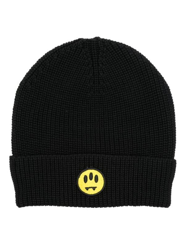 logo-patch beanie hat