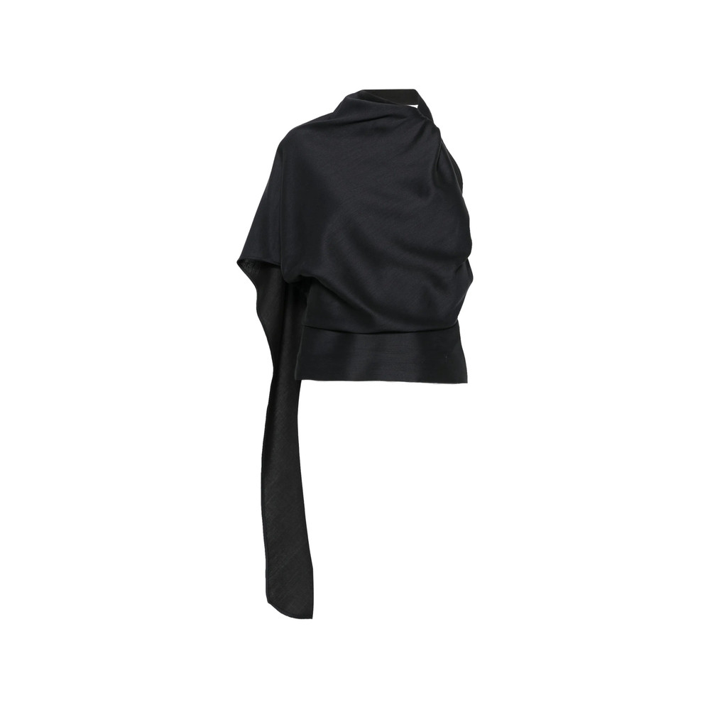 Rohe One-shoulder Scarf-detail Top