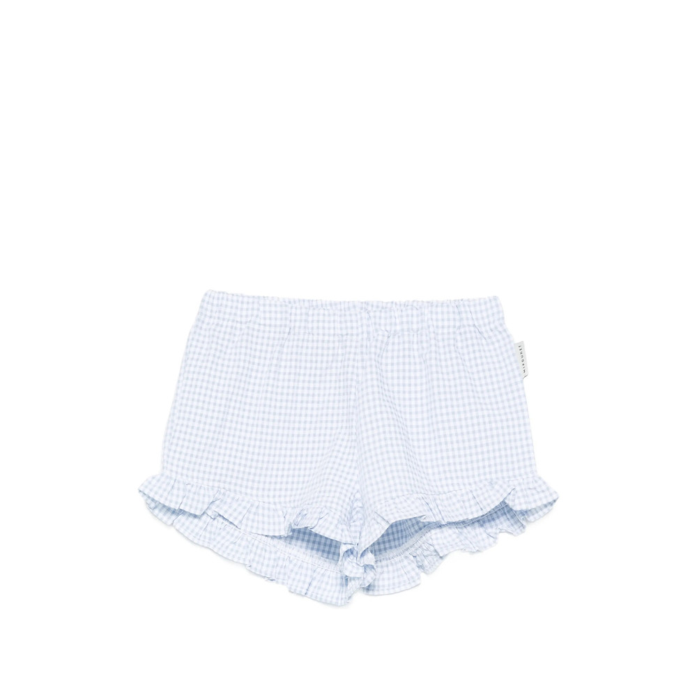 Mipounet Colette Gingham Ruffled Shorts