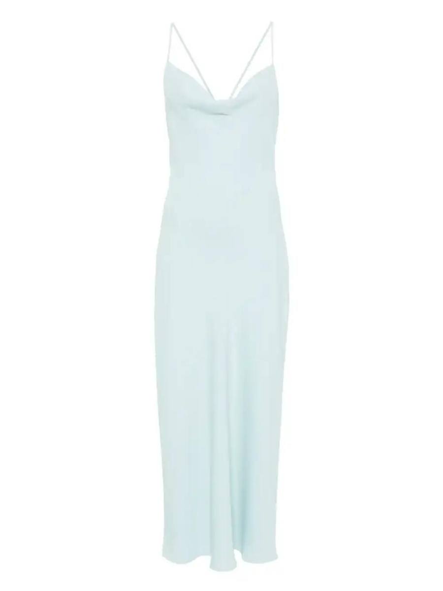 criss-cross midi dress