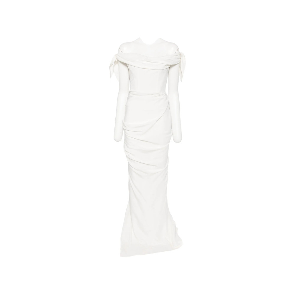 Cult Gaia Off-shoulder Draped Maxi Dress