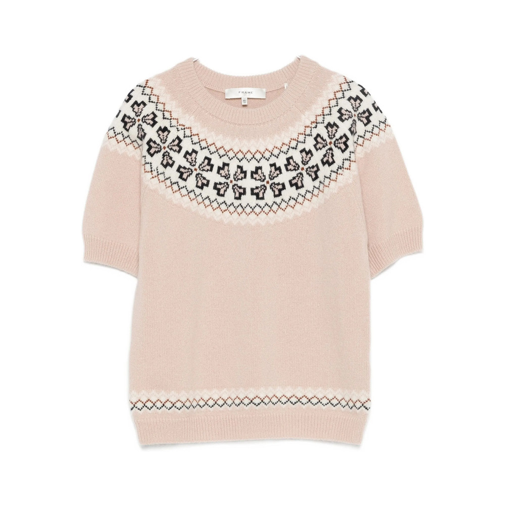 Frame Short-sleeve Sweater