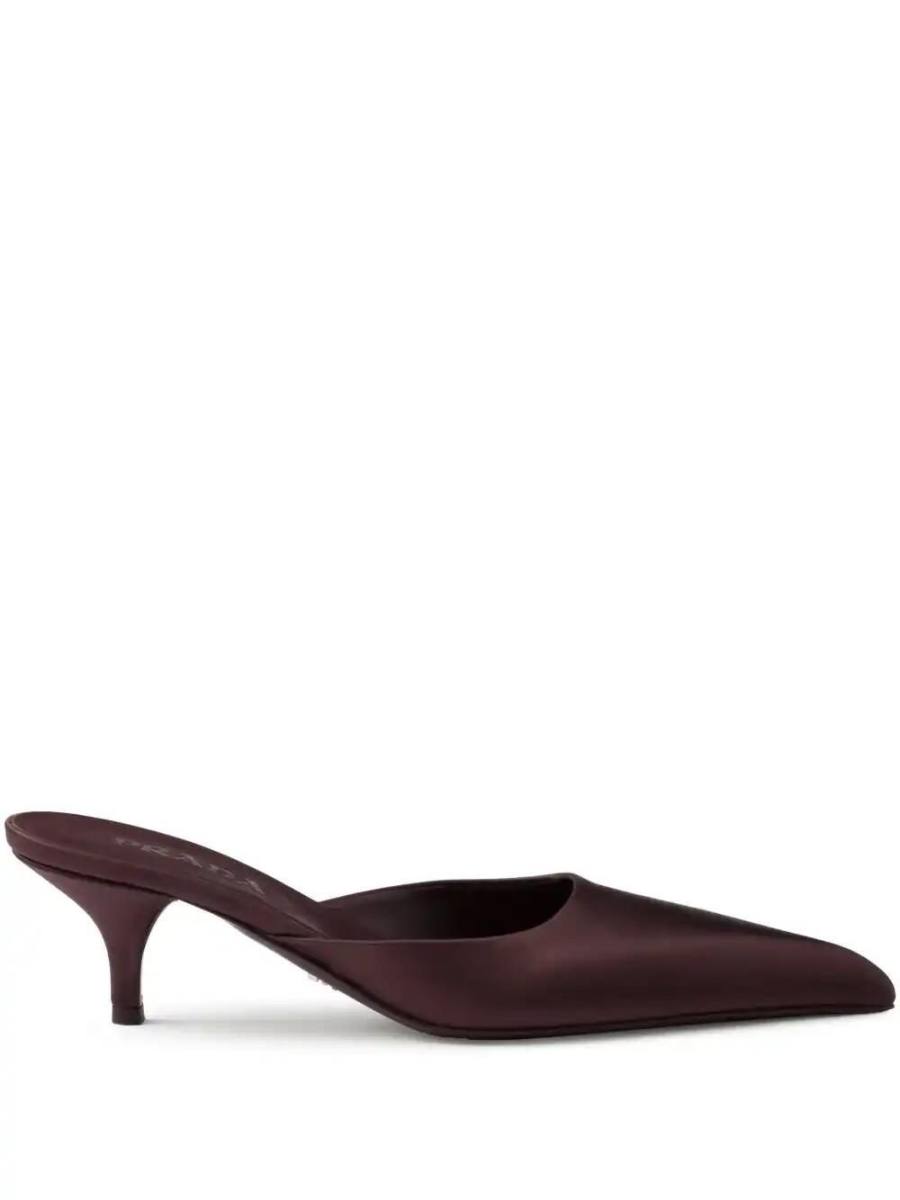 55mm satin mules