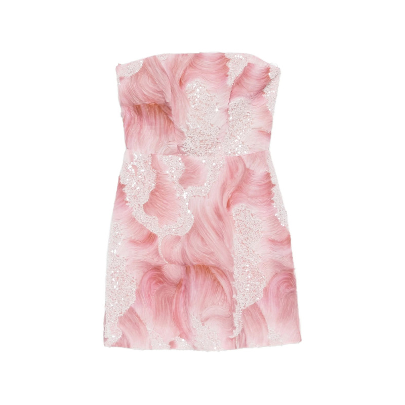 De Santis Embellished Mini Dress