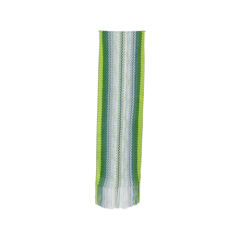 Missoni Zigzag-knit Fringed Scarf