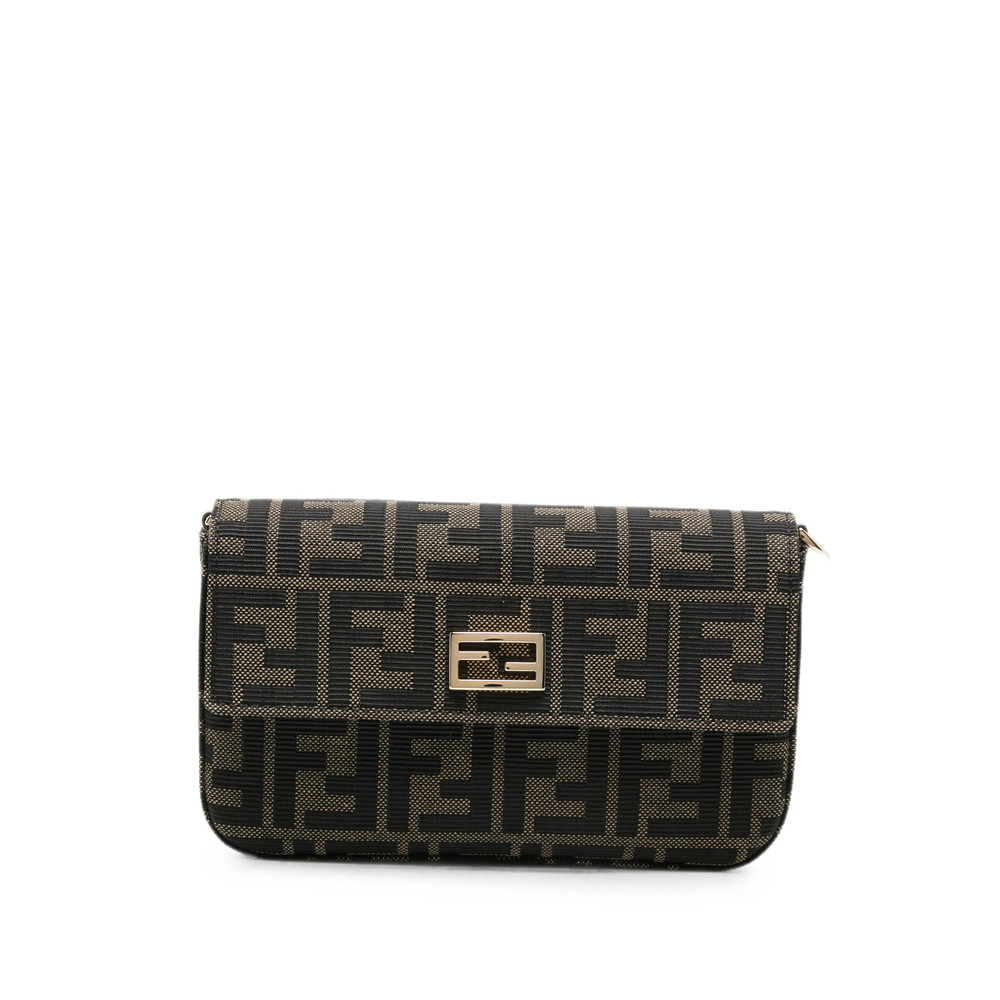 Fendi Zucca FF-motif Clutch Bag