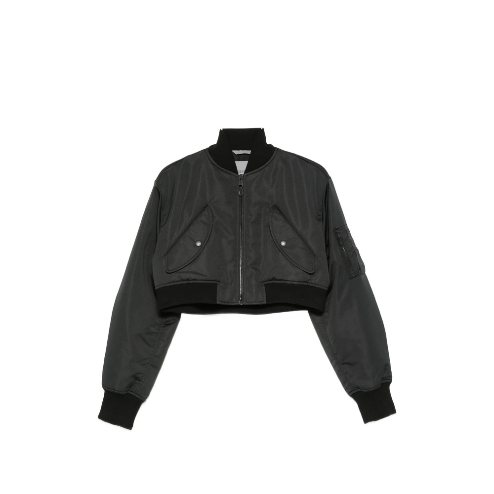 Balenciaga Cropped Bomber Jacket