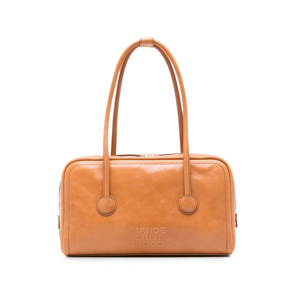 Margesherwood Logo-debossed Leather Tote Bag