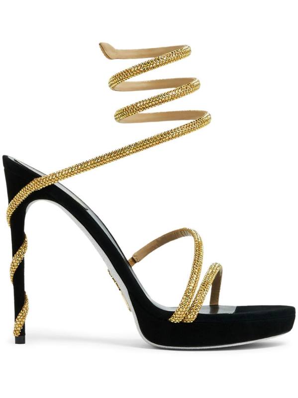 Cleo crystal-embellished sandals