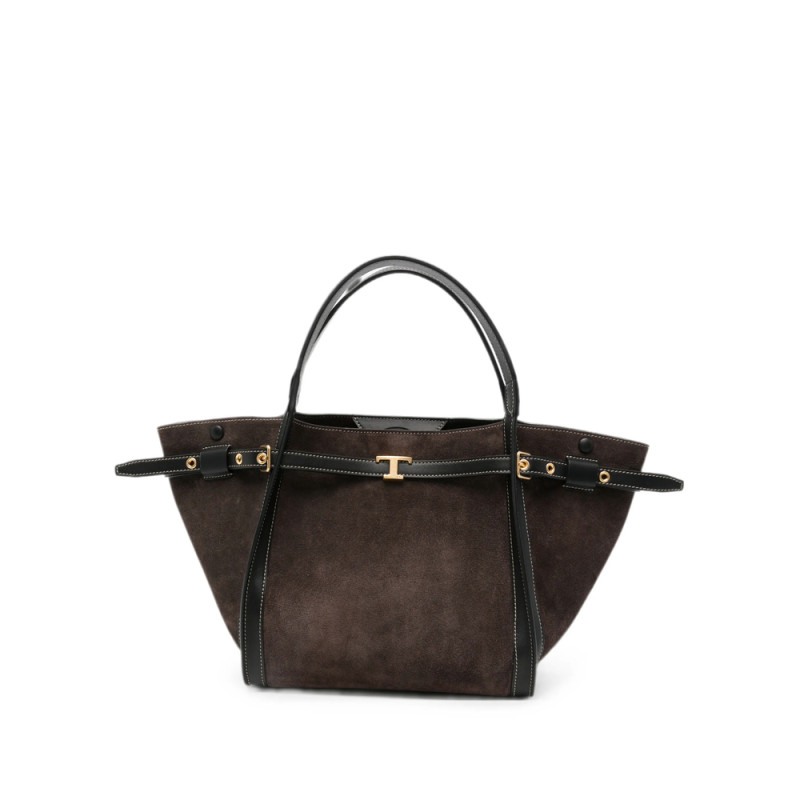 Tod's T Timeless Suede Tote Bag