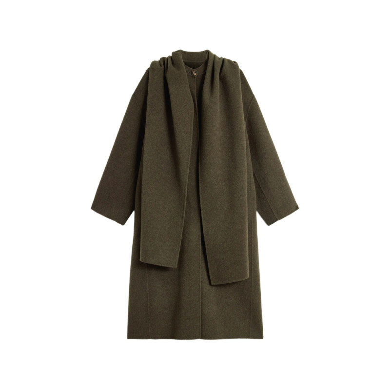 Soeur Finn Scarf-detail Coat