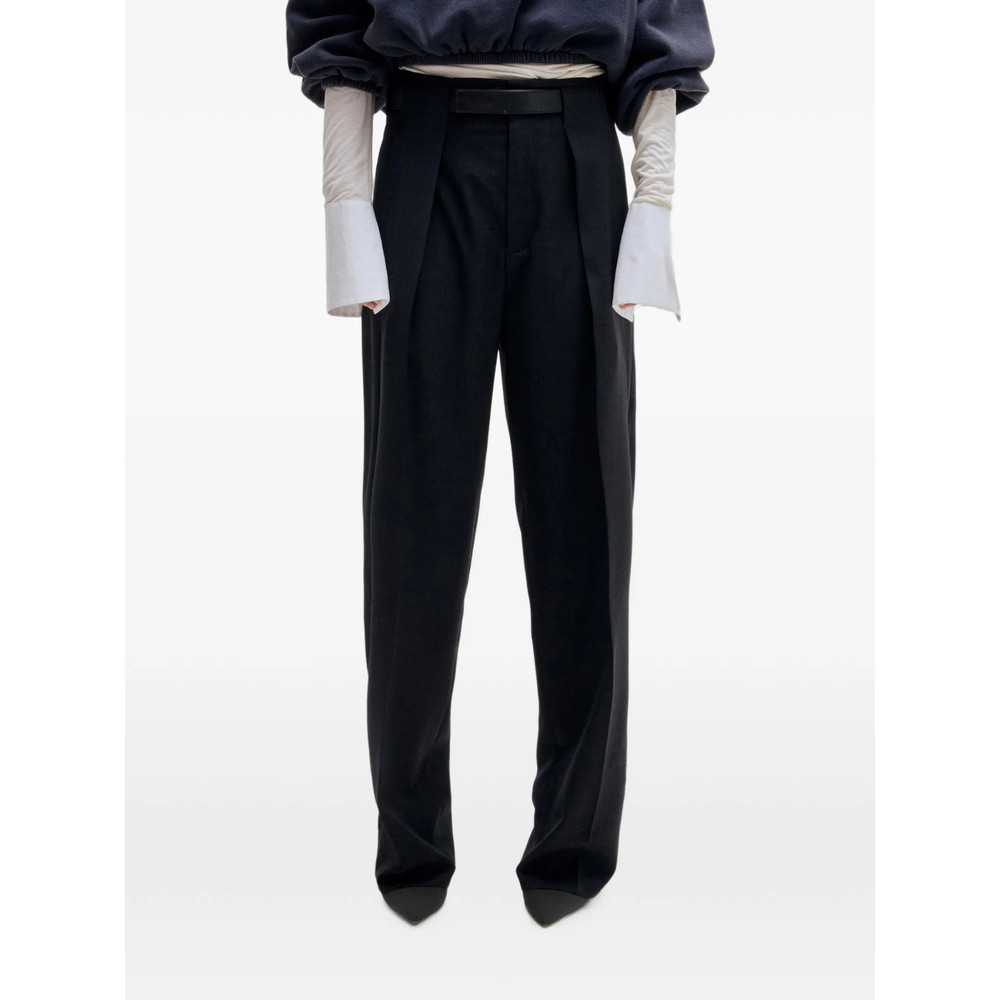 Darkpark Belted Pleated Trousers