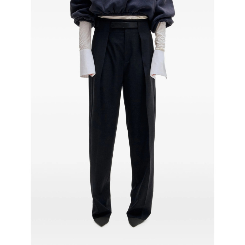 Darkpark Belted Pleated Trousers