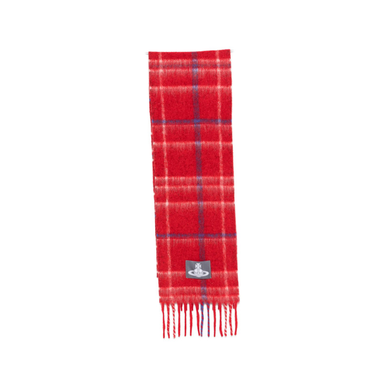 Vivienne Westwood Orb-patch Check Scarf