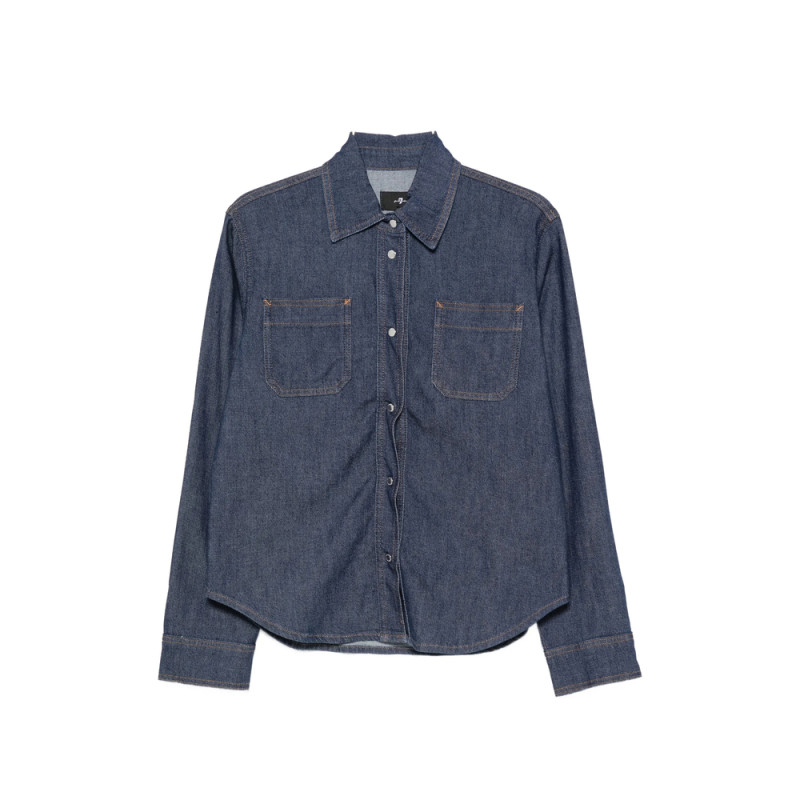 7 For All Mankind Halona Classic Denim Shirt