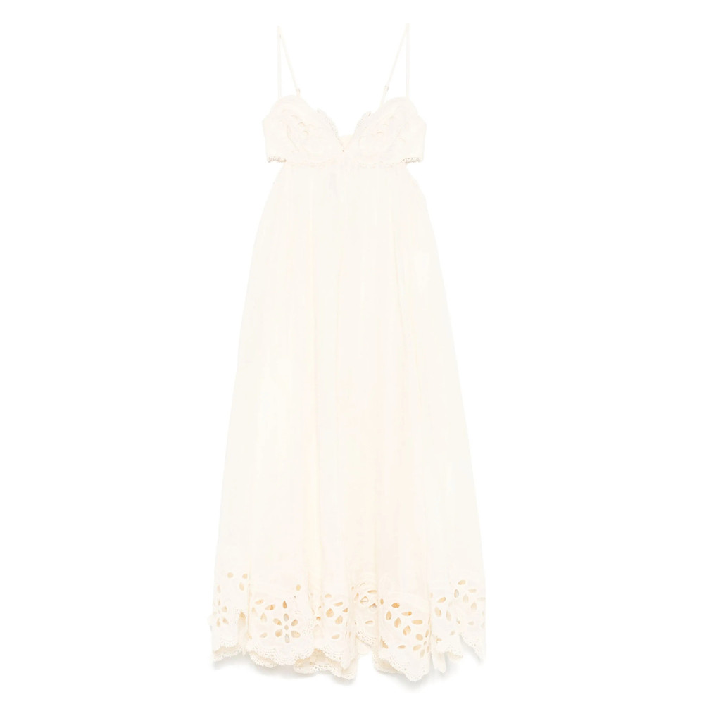 Zimmermann Floral-embroidered Dress