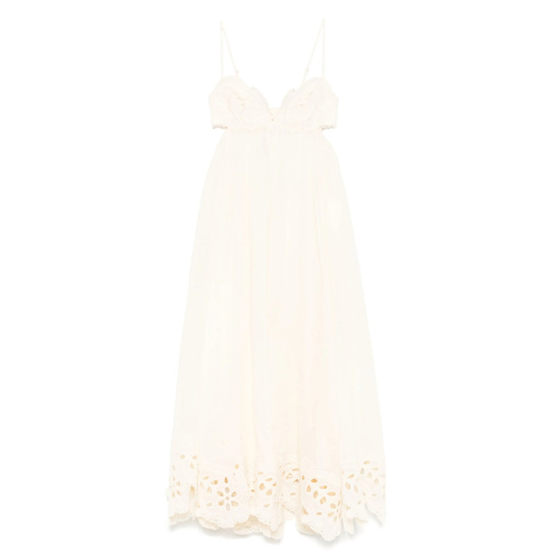 Zimmermann Floral-embroidered Dress