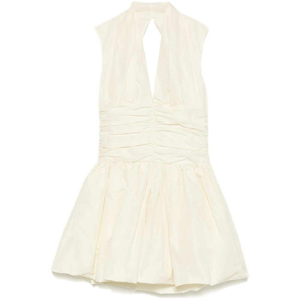 Patou Open-back Bubble Mini Dress