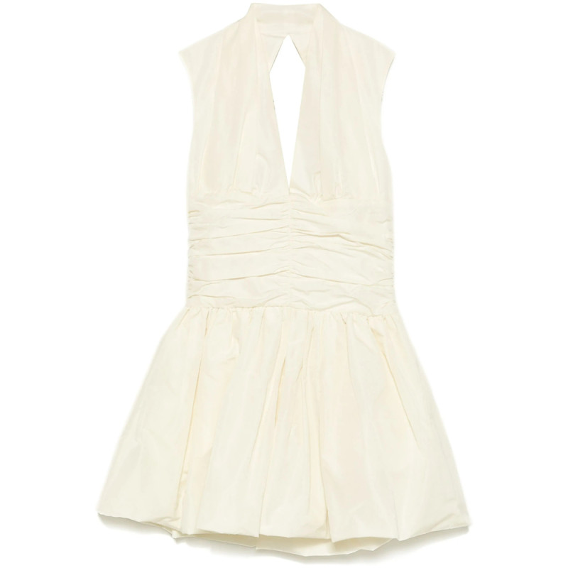 Patou Open-back Bubble Mini Dress