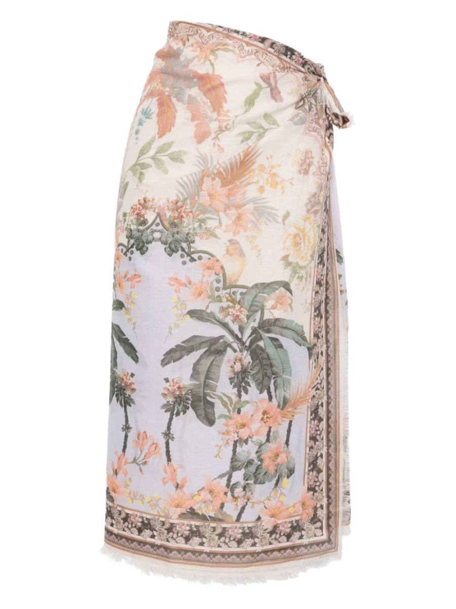 printed cotton pareo