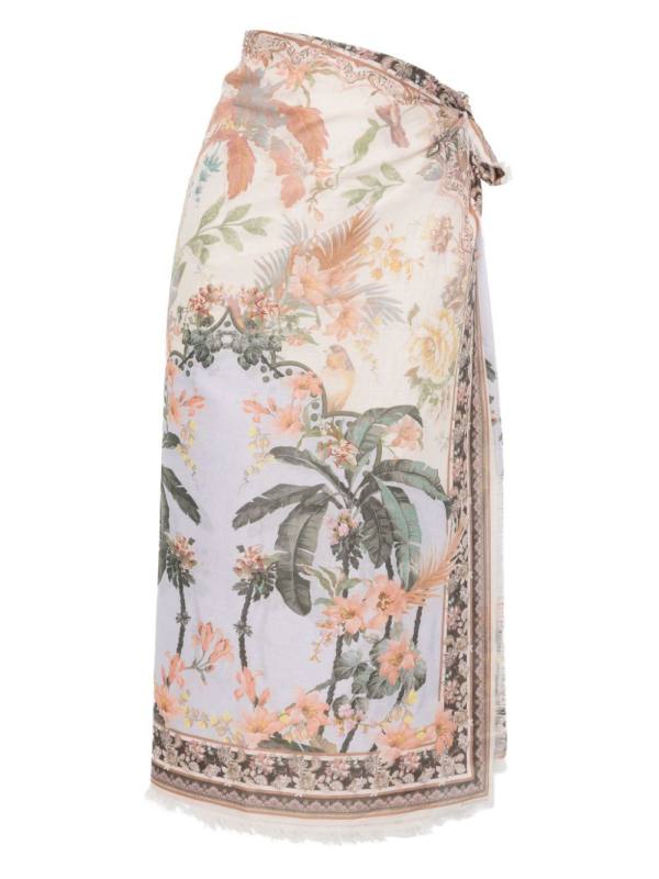 printed cotton pareo