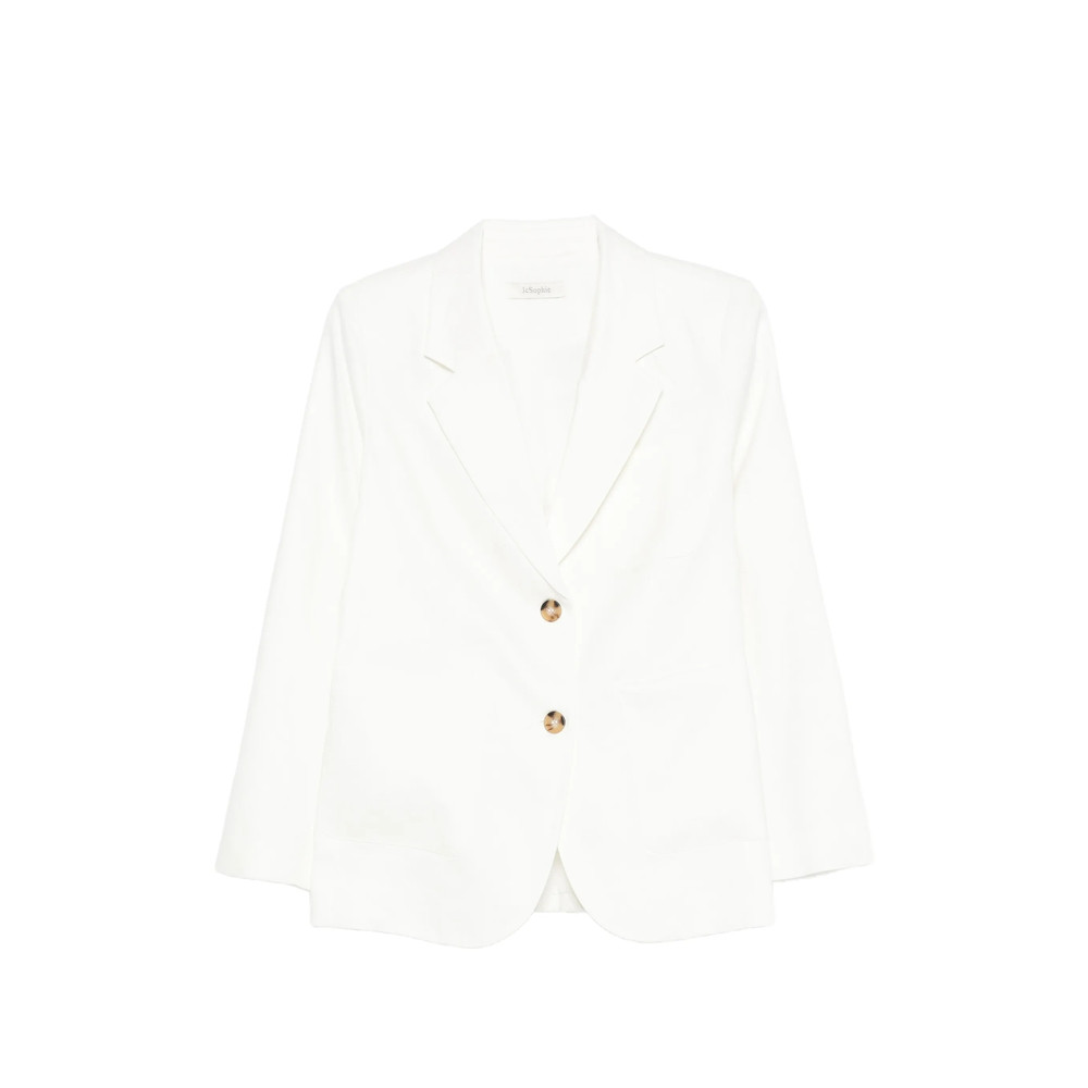 Jc Sophie Linda Button Notched Blazer