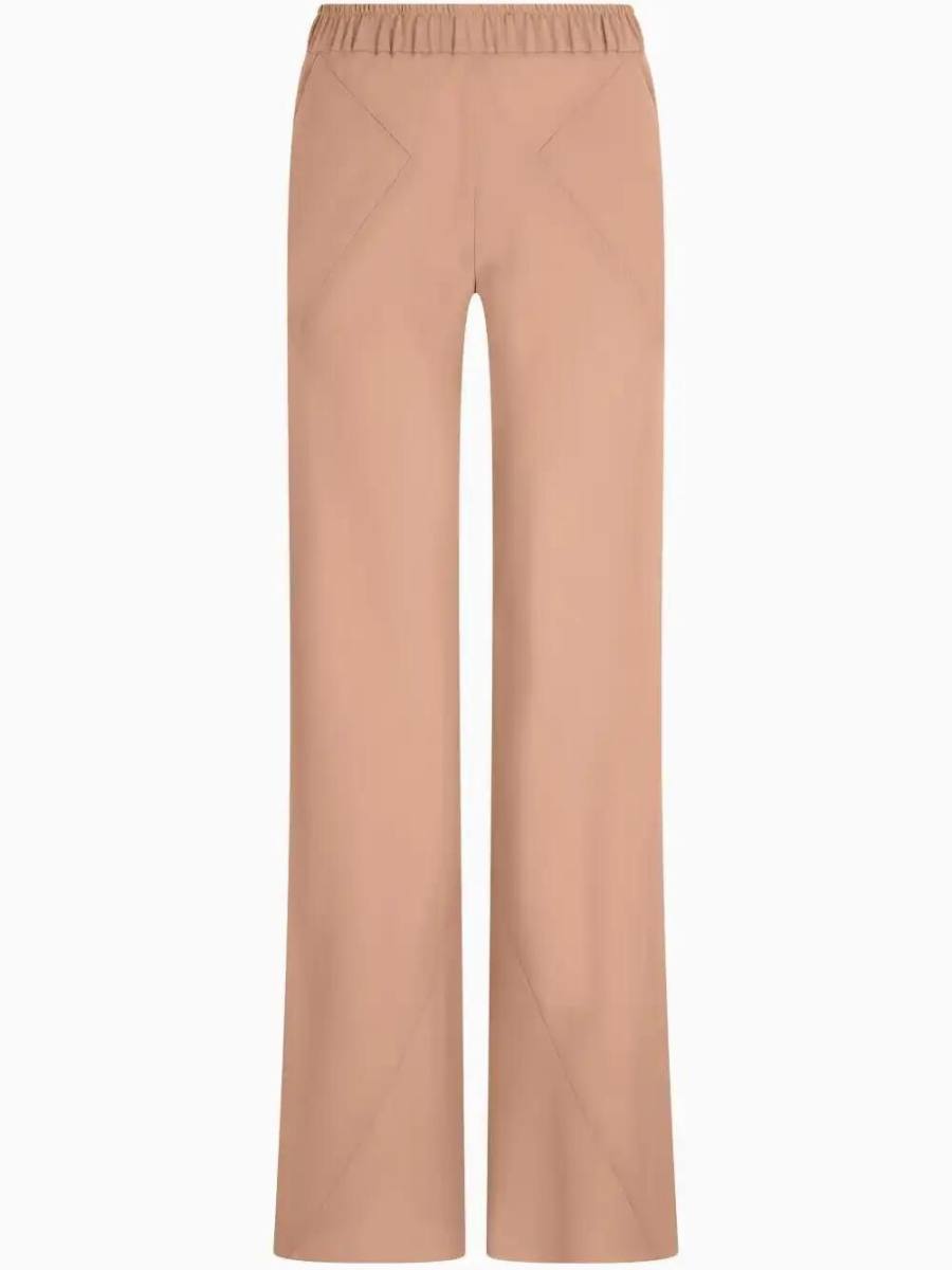 mulberry-silk palazzo pants