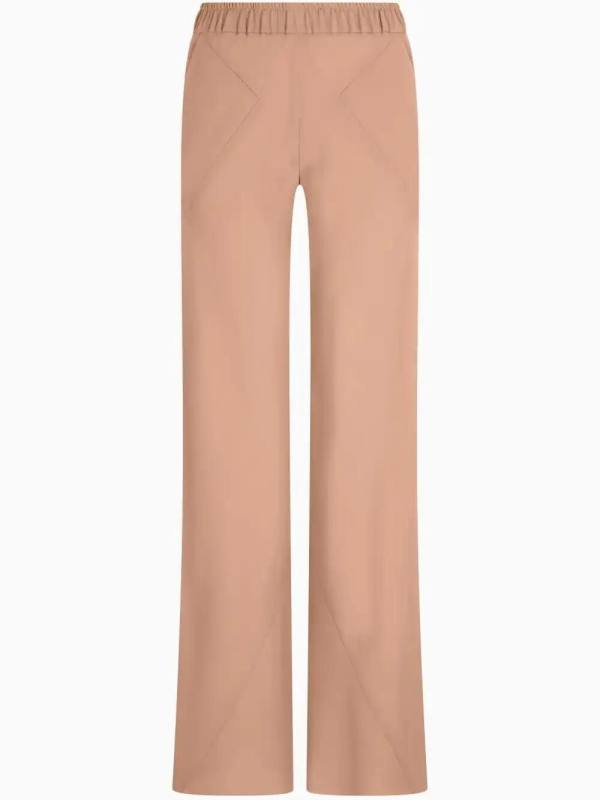 mulberry-silk palazzo pants