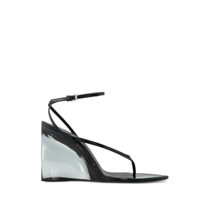 Alaïa Toe Strap Wedge Sandals