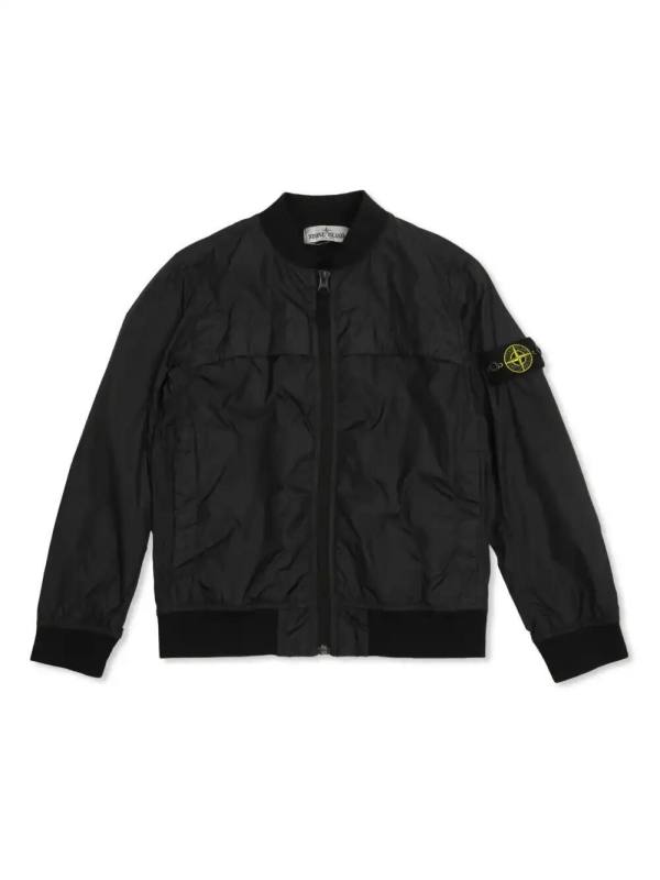 Compass-badge bomber jacket