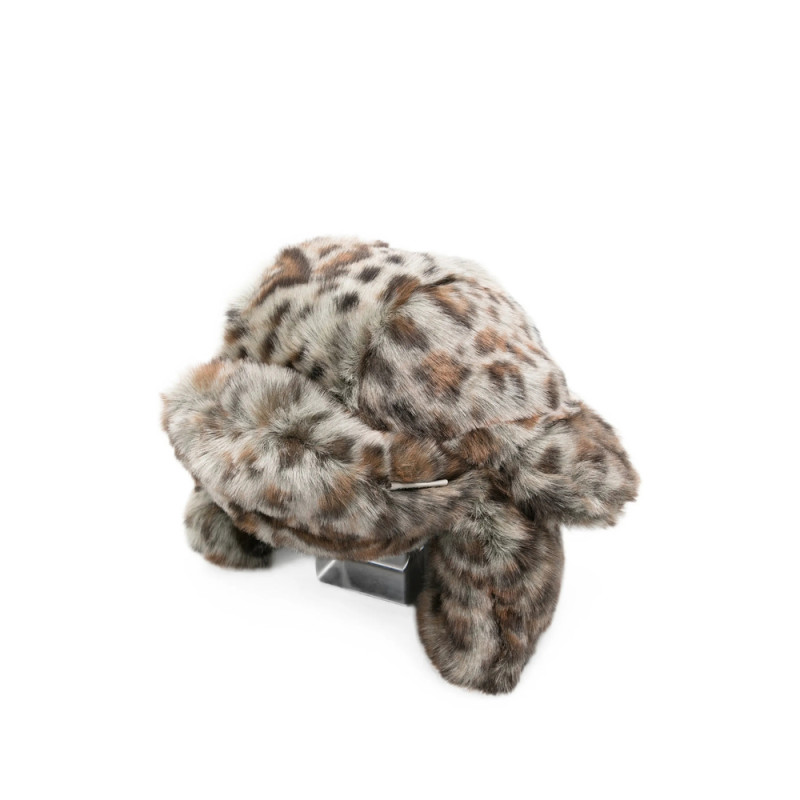 Ruslan Baginskiy Leopard-print Trapper Hat