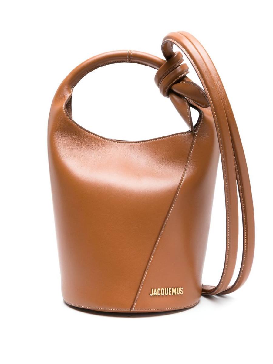 Le Petit Tourni leather bucket bag
