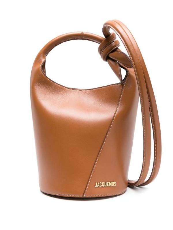 Le Petit Tourni leather bucket bag