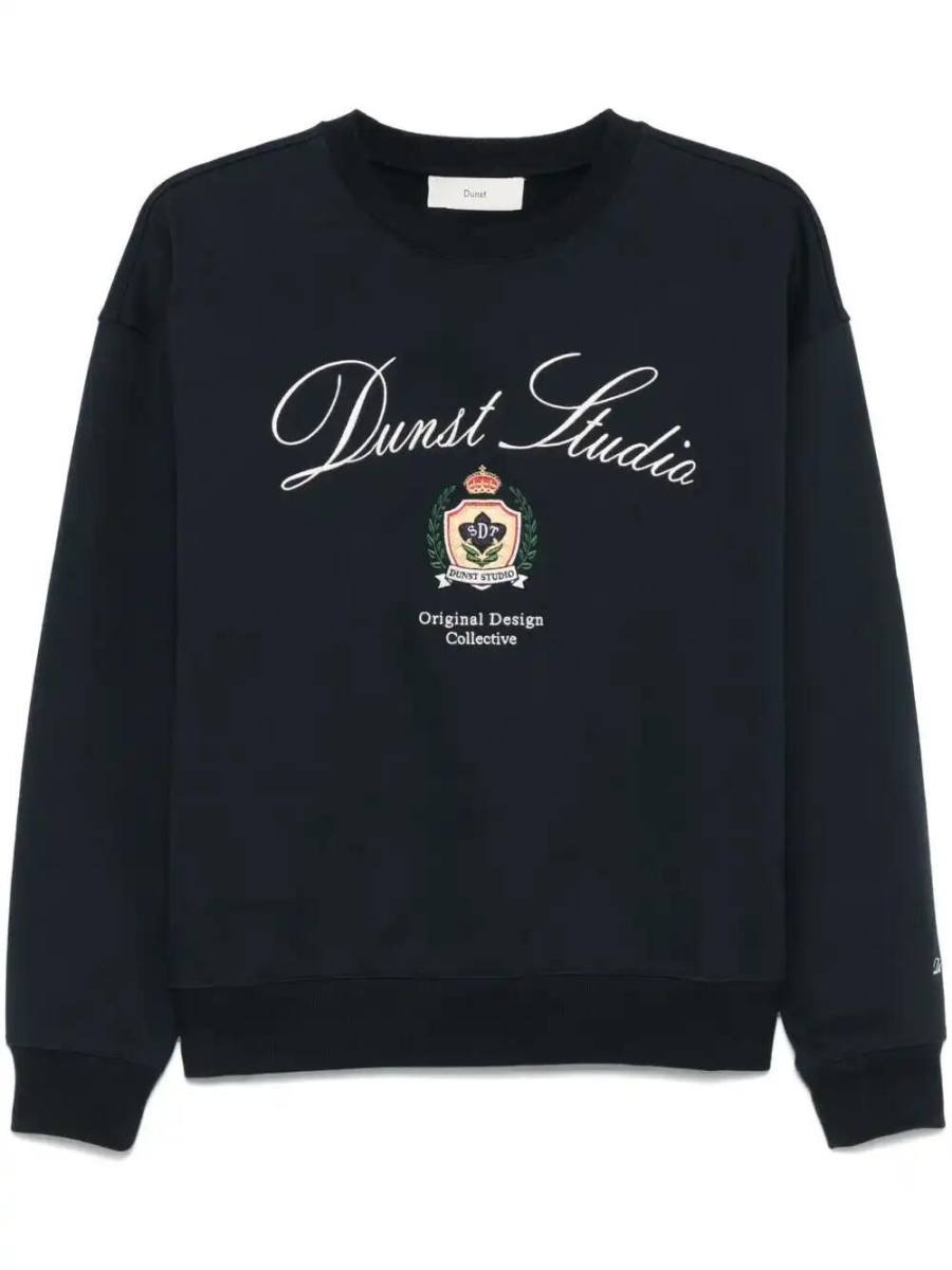 logo-embroidered sweatshirt