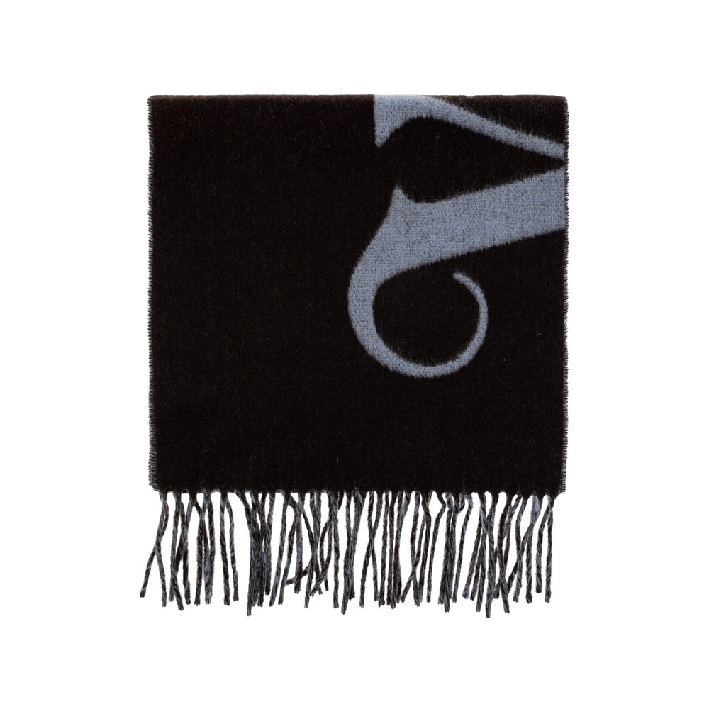 Vivienne Westwood Logo-print Fringed-hem Scarf
