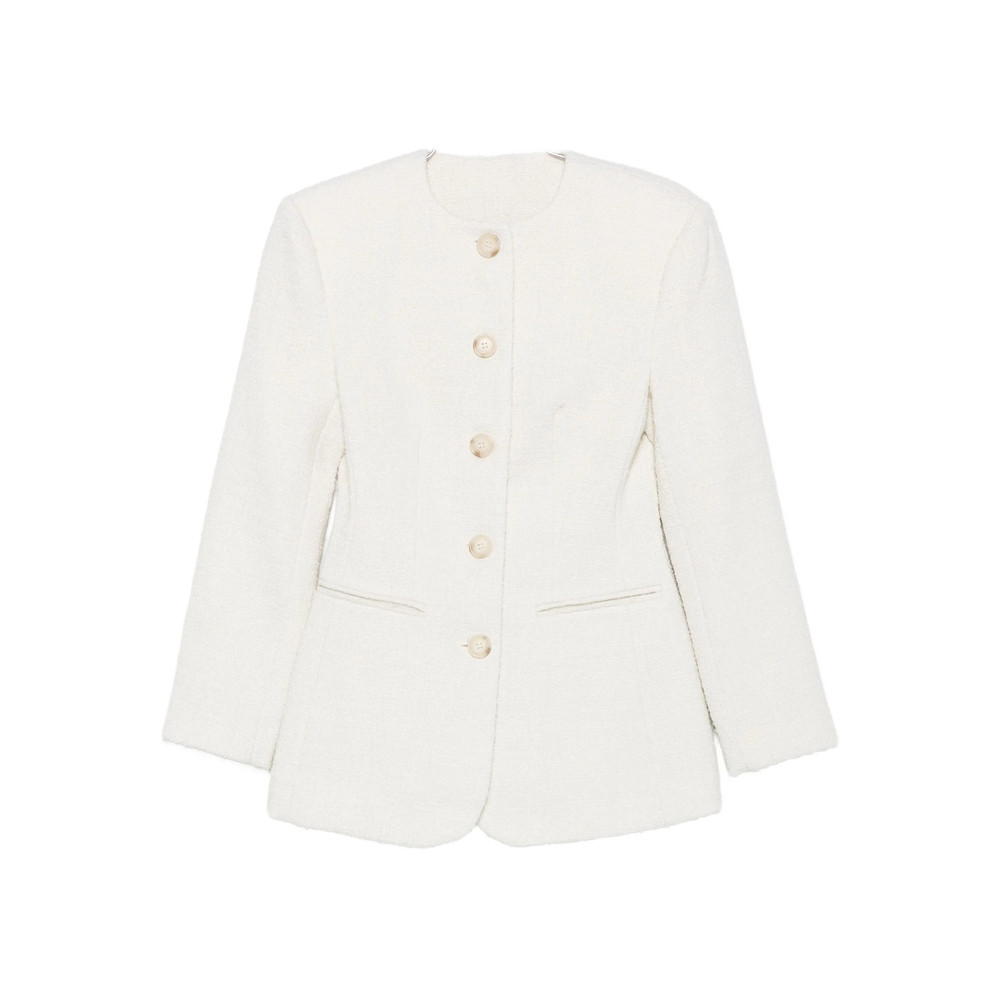 Malina Buttoned Tweed Jacket
