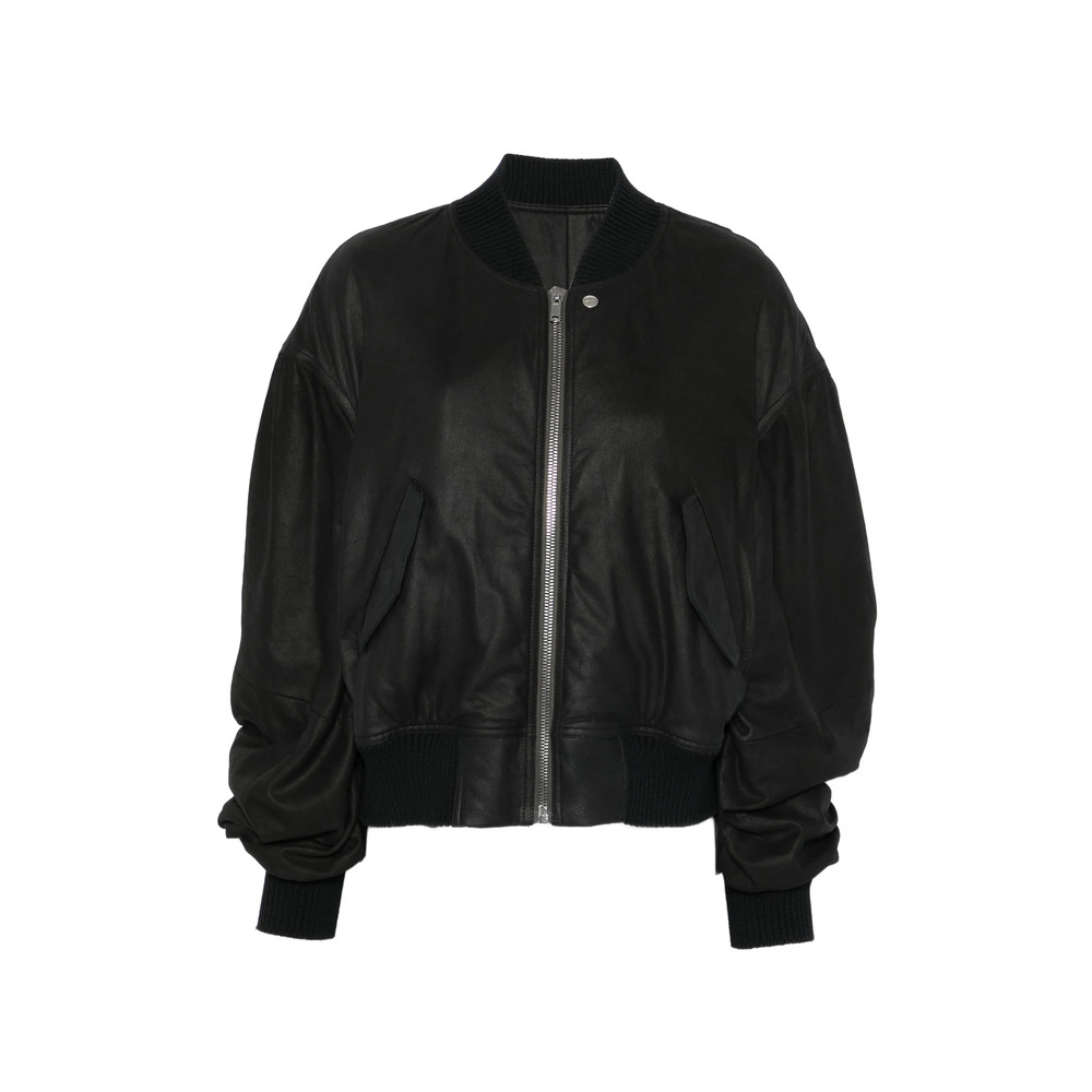 Rick Owens Zip-up Leather Bomber Jacket