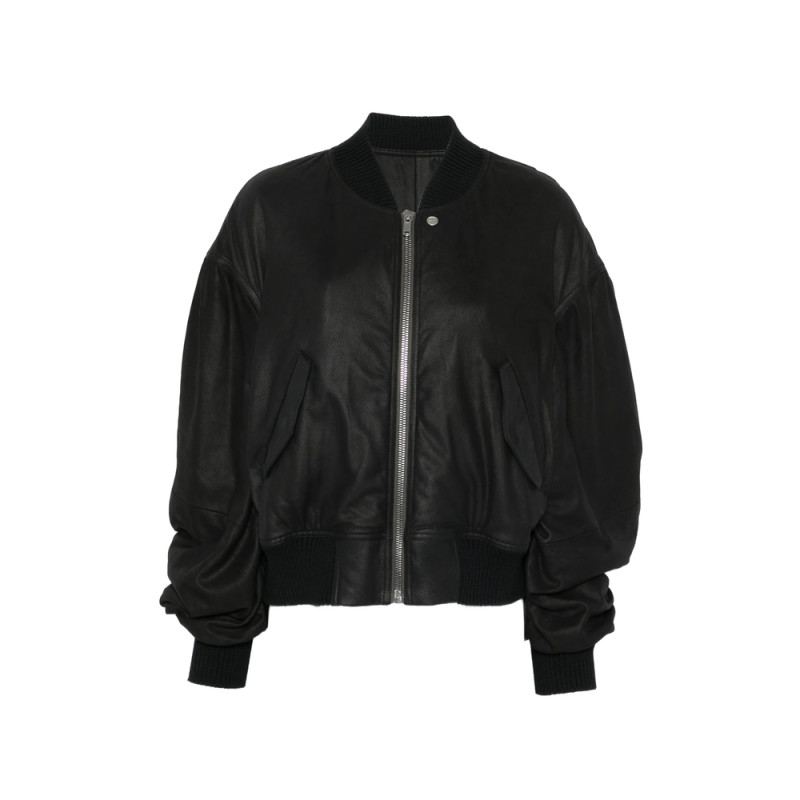 Rick Owens Zip-up Leather Bomber Jacket