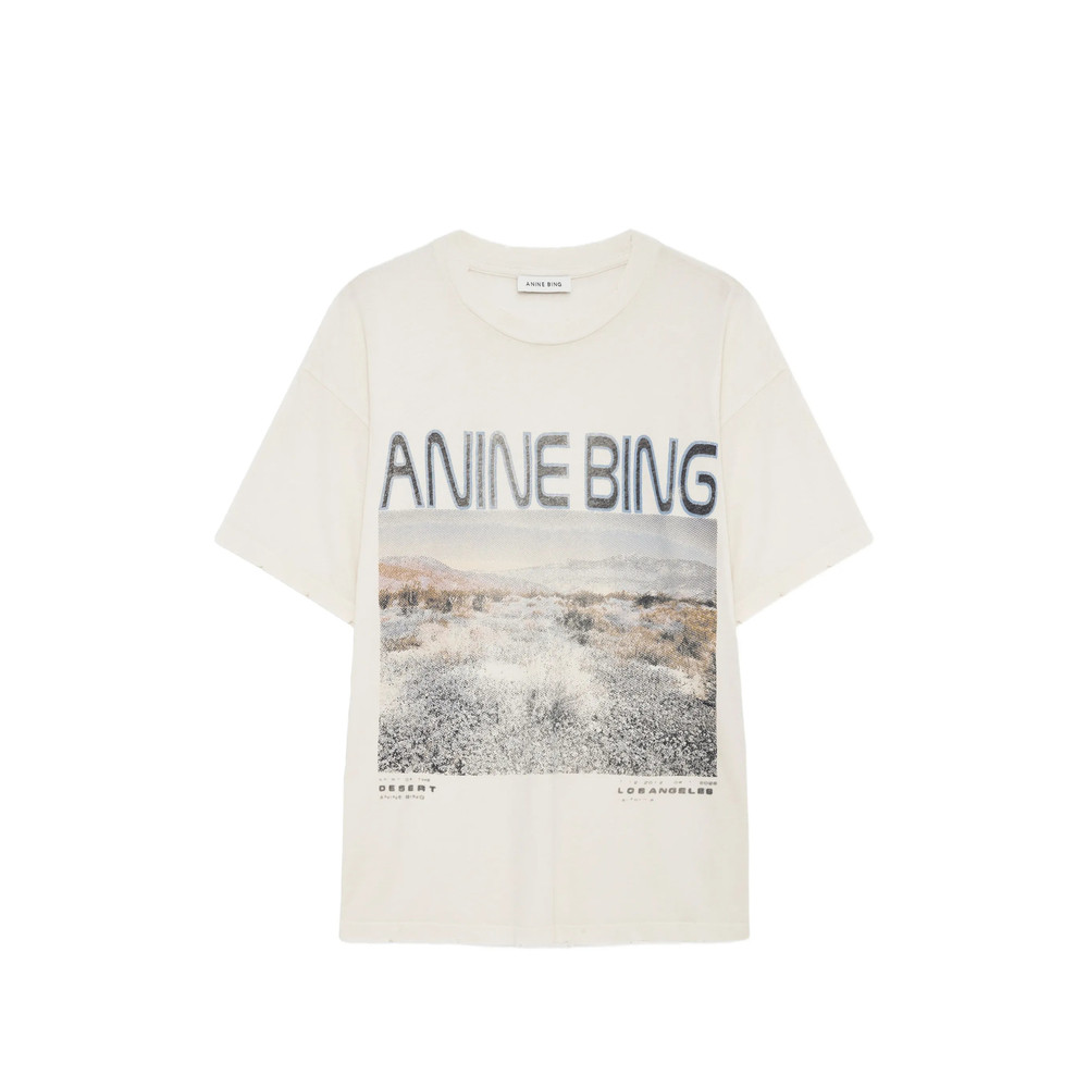 Anine Bing Wildflower-graphic T-shirt