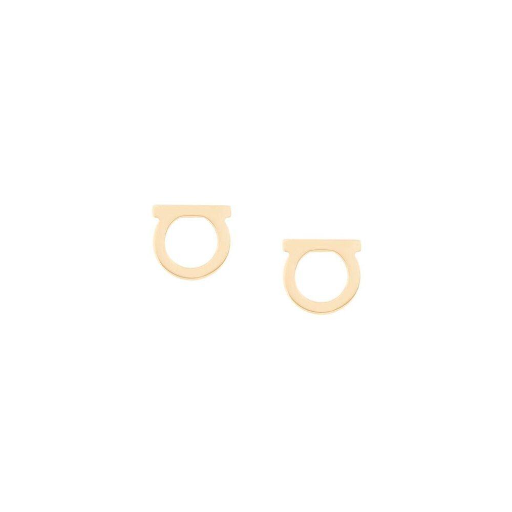 Ferragamo Gancini Stud Earrings
