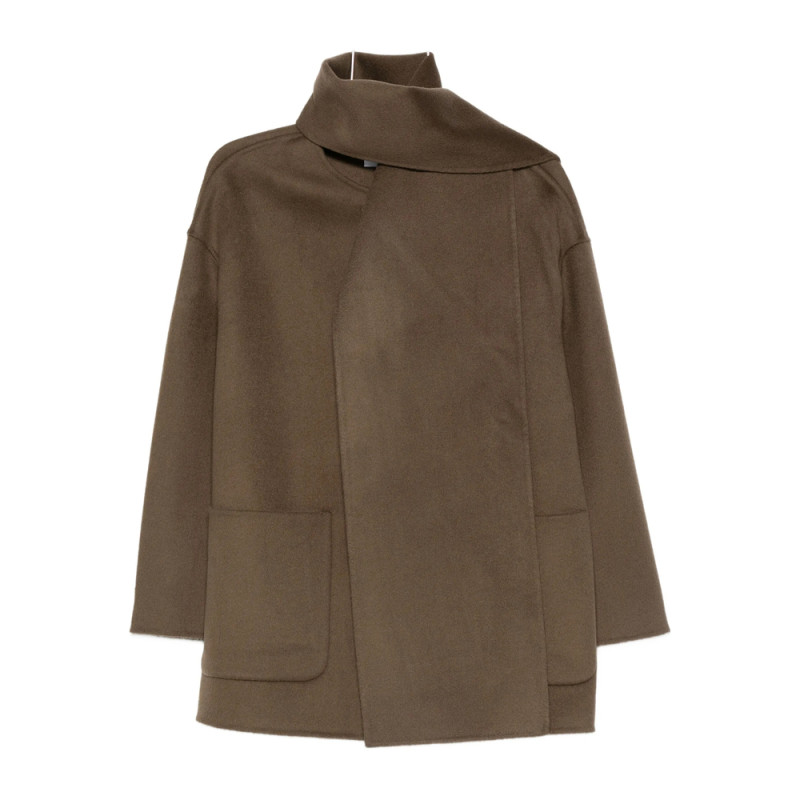 The Dynamis Studio High-neck Wool Coat