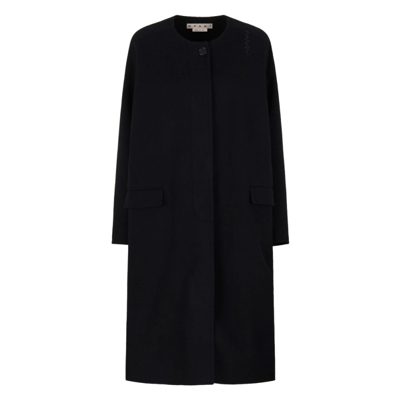 Marni Logo-embroidered Coat